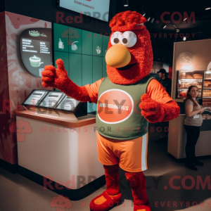 Mascot karakter van een...