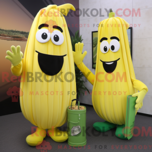 Mascot character of a Lemon...