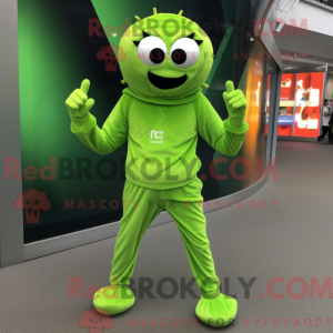 Mascot character of a Lime...