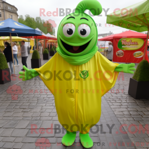 Mascot character of a Lime...