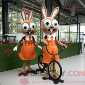 Maskot-karakter af en...