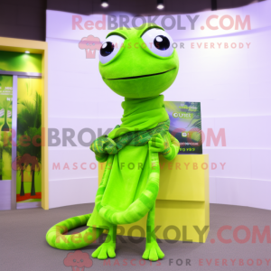 Mascot character of a Lime...