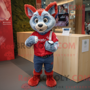 Mascottekarakter van een...
