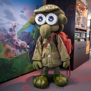 Mascot karakter van een...