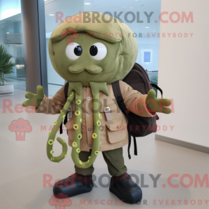 Maskot karakter af en...