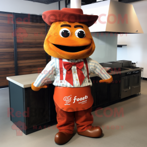 Disfraz de mascota de Rust...