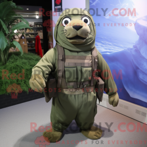Mascottefiguur van een...