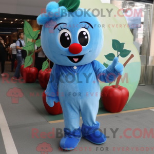 Mascot character of a Blue...