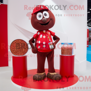 Mascot character of a Red...