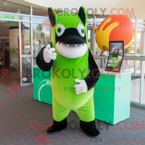 Mascot character of a Lime...