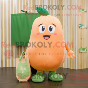 Mascot character of a Peach...