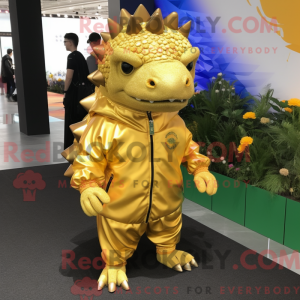Mascot character of a Gold...