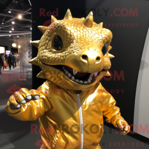 Mascot character of a Gold...