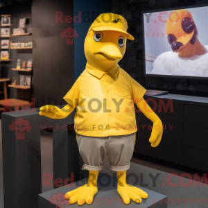 Mascottekarakter van een...