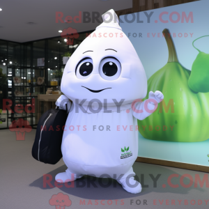 Mascot character of a White...