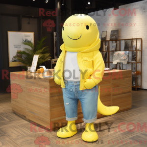 Mascot character of a Lemon...