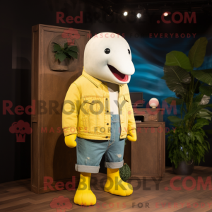 Mascot character of a Lemon...