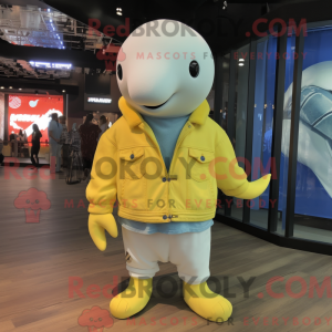 Mascot character of a Lemon...