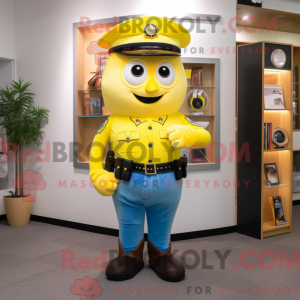 Mascot character of a Lemon...