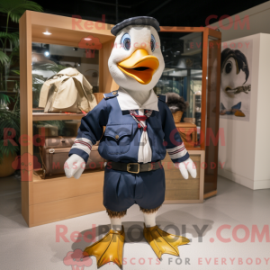 Mascottefiguur van een...