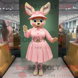 Mascot character of a Peach...