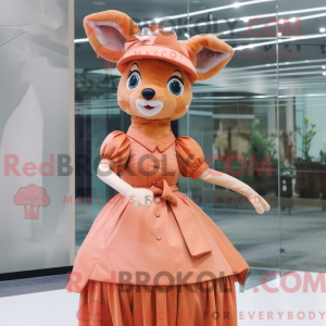 Mascottefiguur van een...