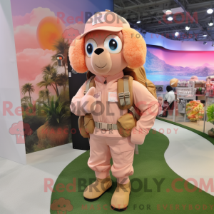 Maskottchen eines Peach...