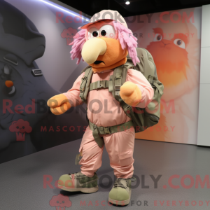 Maskottchen eines Peach...