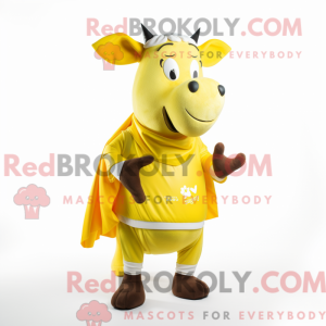 Mascot character of a Lemon...