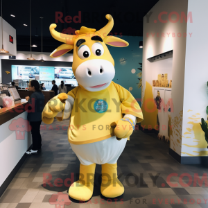 Mascottefiguur van een...