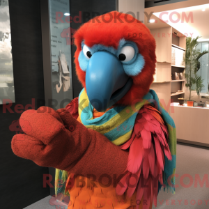 Maskot-karakter av en...