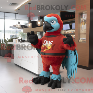 Maskot-karakter av en...