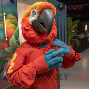 Maskot-karakter av en...
