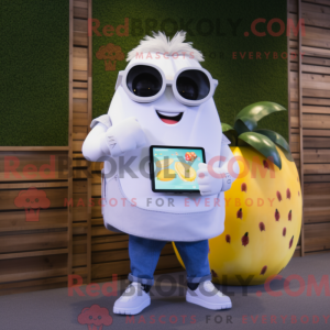 Mascot character of a White...
