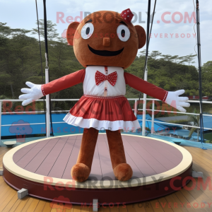 Mascot character of a Rust...