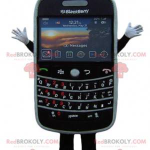 Mascotte gigante nera del telefono delle cellule di BlackBerry