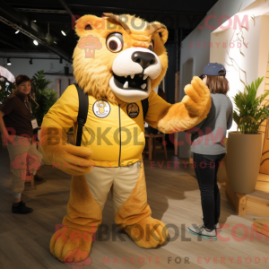 Mascot karakter van een...