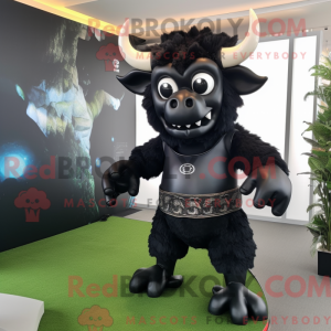 Mascot character of a Black...