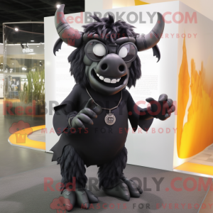 Mascot character of a Black...