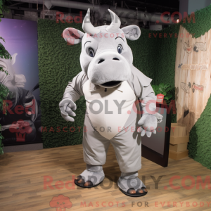 Mascot character of a Gray...