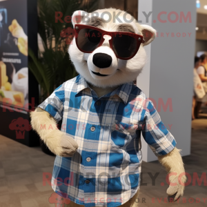 Mascot character of a White...