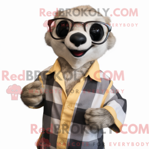 Maskottchen eines weißen...