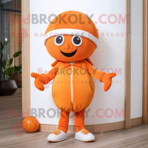 Orange köttbullar maskot...