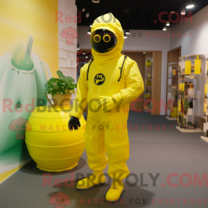 Mascot character of a Lemon...