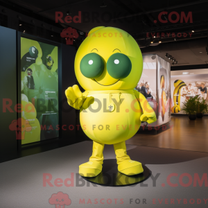 Mascot character of a Lemon...