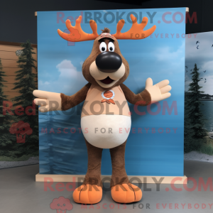 Mascottefiguur van een...