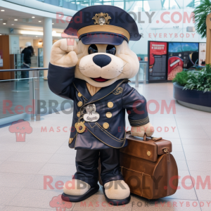 Mascottefiguur van een...