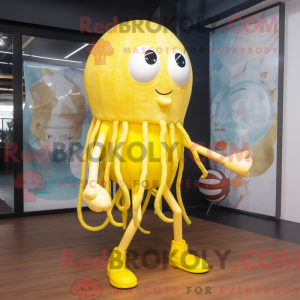 Mascot character of a Lemon...