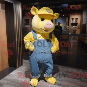 Personagem de máscara de um...