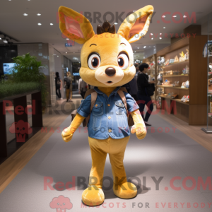 Mascottefiguur van een...